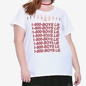 Hot Top Boys Lie Top